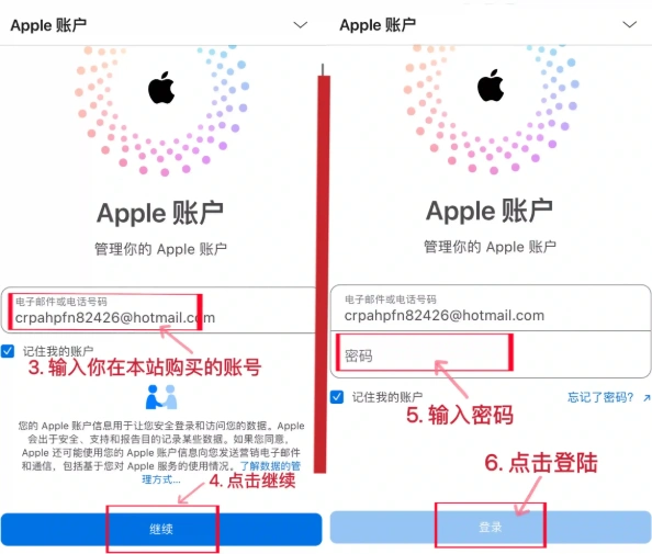 iPhone登录与安全设置界面展示Apple ID密码修改选项