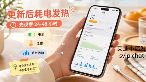 iPhone 更新 iOS 后耗电发热怎么办？哪些情况正常，哪些需要处理