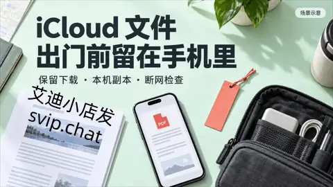 iCloud 文件离线用：保留下载，还是拷贝到本机？