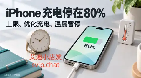 充到80%就停，iPhone三种充电状态的处理区别