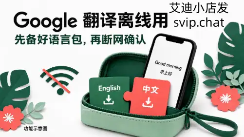 iPhone 离线用 Google 翻译，语言包要在有网时准备好