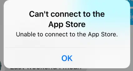 iPhone 显示无法连接