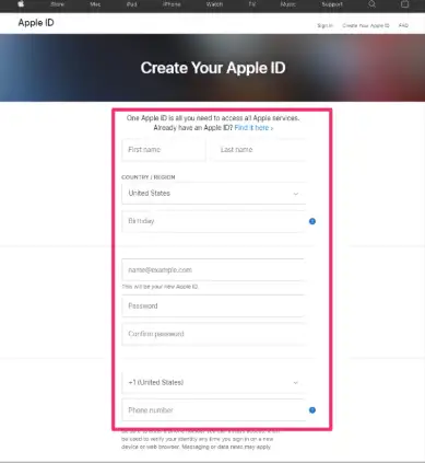 Apple Developer 注册页面