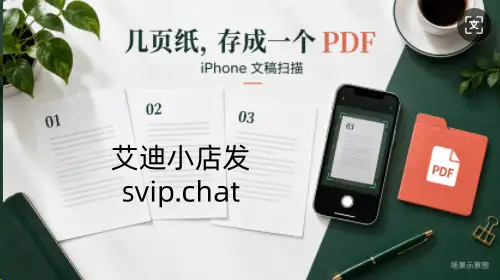 展示多页纸质资料整理为一个 PDF