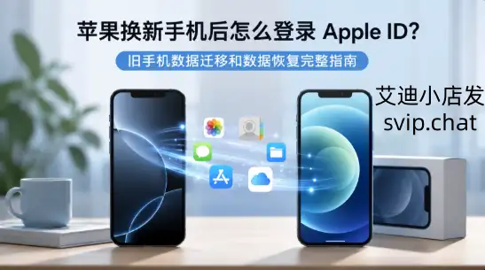 苹果换新手机后怎么登录 Apple ID？旧手机数据迁移和数据恢复完整指南