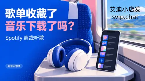 提醒 Spotify 收藏歌单后还需确认音乐下载