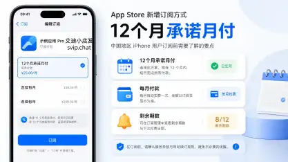 App Store 新增“12 个月承诺月付订阅”，中国用户订阅前要看懂这几点
