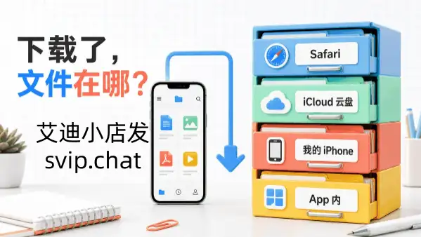 iPhone下载的文件找不到，先按Safari、照片和App内三条路径找