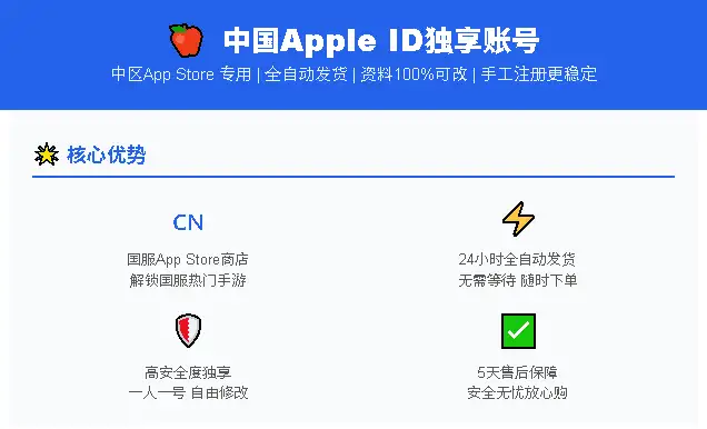 中国区 Apple ID 购买教程