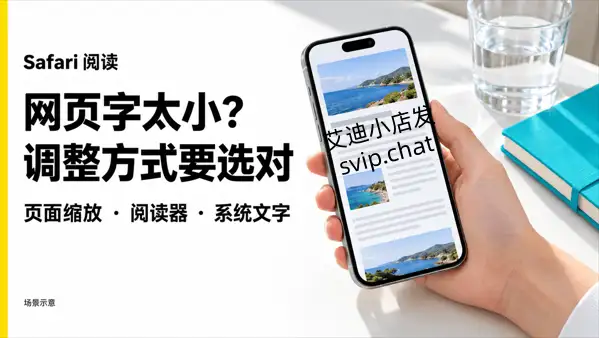 网页字太小？Safari 页面缩放和阅读器各有用途