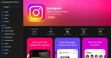 美区App Store英文界面