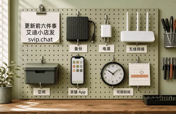 iPhone 更新 iOS 26.6.1 前需要完成的六项准备