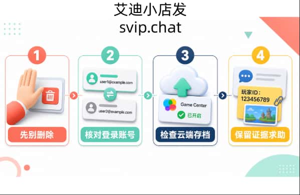 游戏存档消失后先别删除并依次核对账号云端和证据